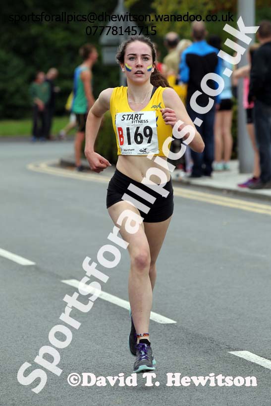 Girls under-15s Northern Road Relays, Warrington. Photo: David T. Hewitson/Sports for All Pics